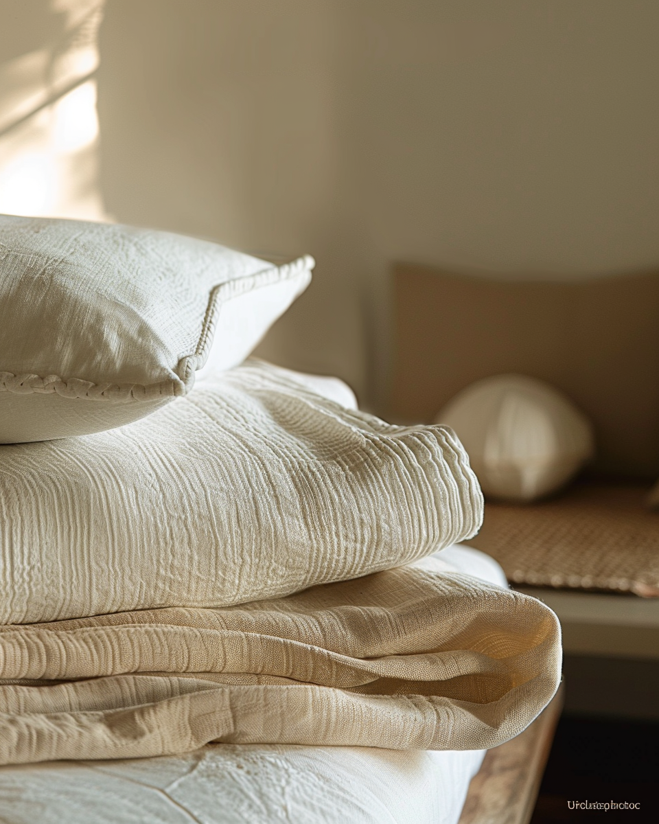 Folded duvet covers